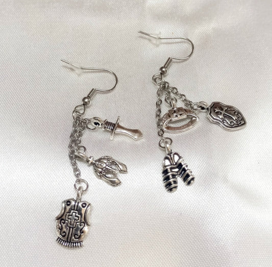 Armour of God Earrings