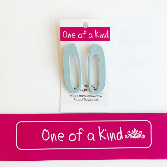 3D printed colourful stud earrings