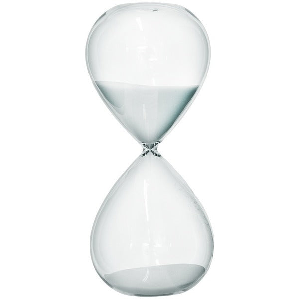 Hourglass with White Sand (30mins)