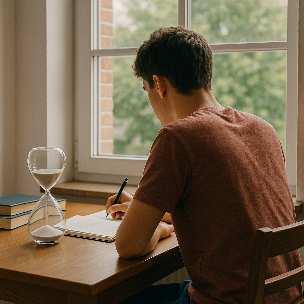 Hourglass with White Sand (30mins)