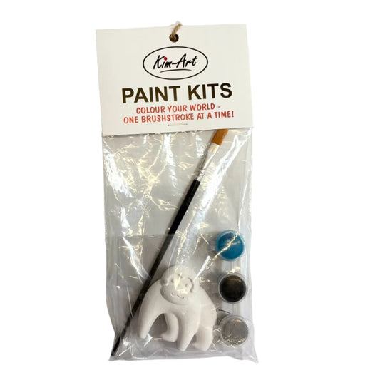 Monkey figurine painting kit