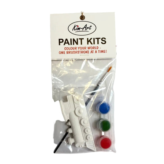 Train figurine painting kit
