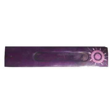 Purple Sun Flat Soapstone Incense Burner