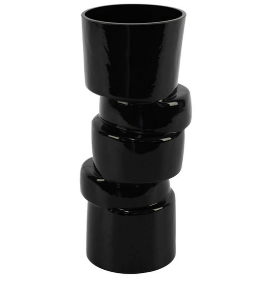 Forma Midnight Black Vase