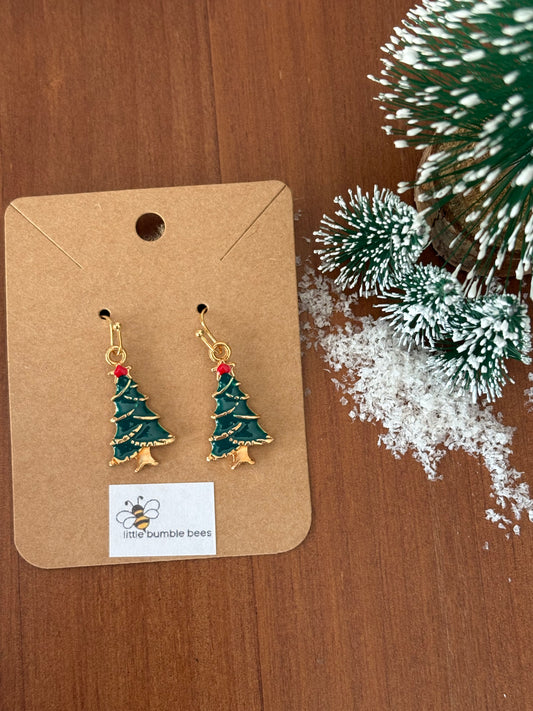 Christmas Tree Christmas Earrings