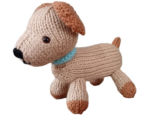 Harley sausage dog Knitted Soft Toy