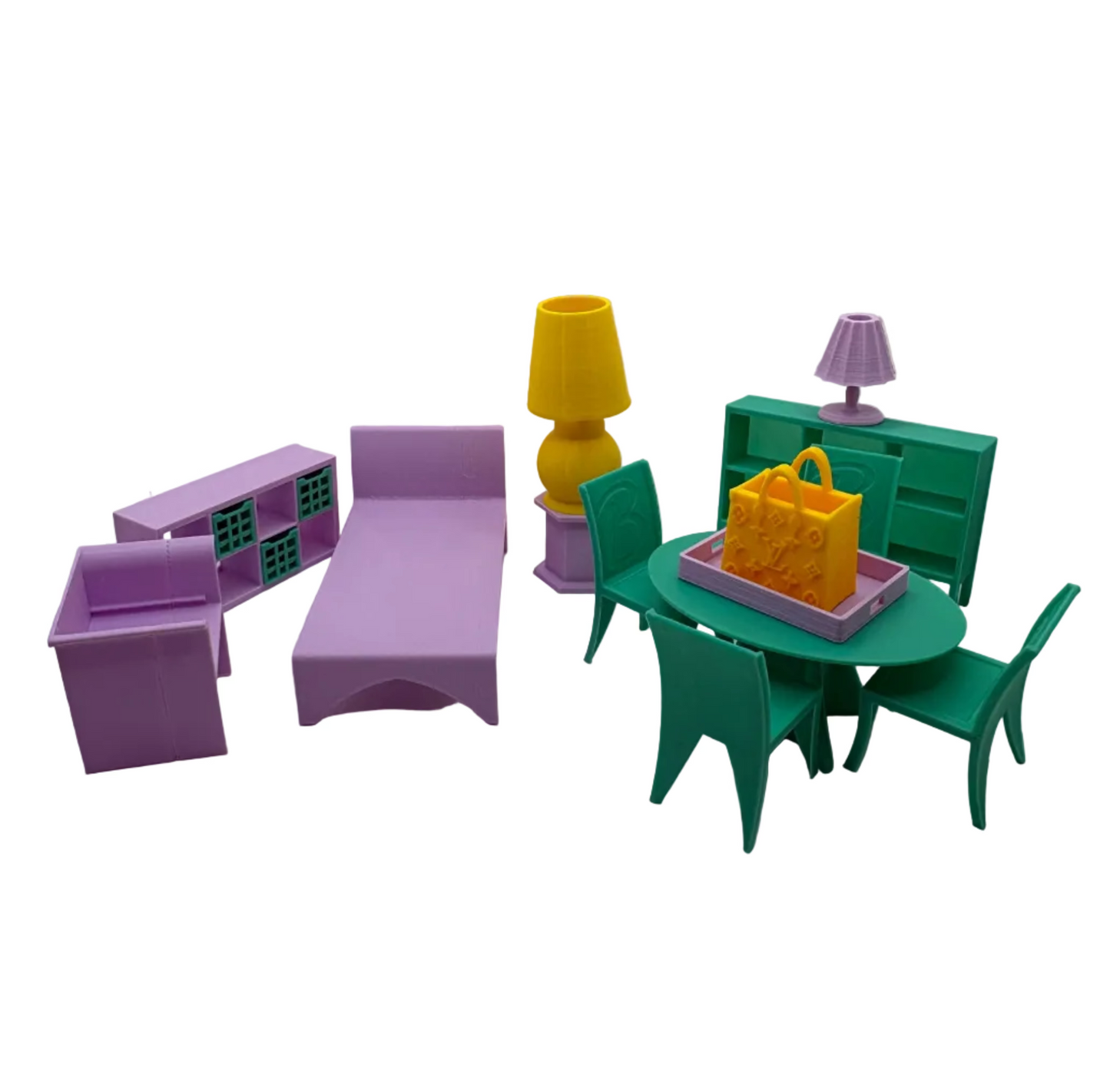 Dollhouse furniture 3D printed