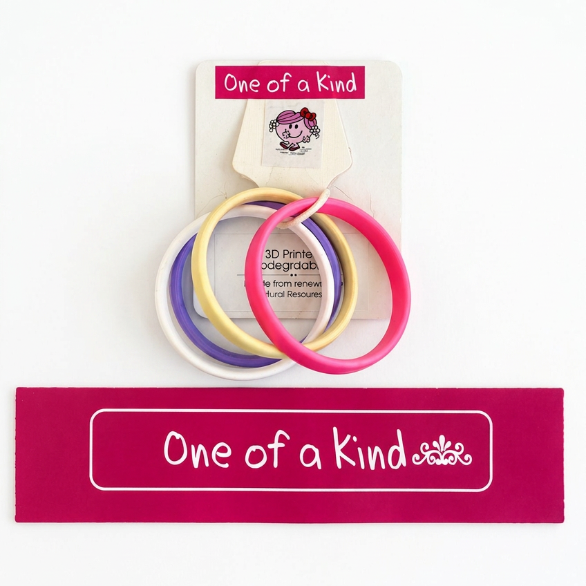 Mademoiselle’s Little Girl 3D Printed Lightweight Bangles