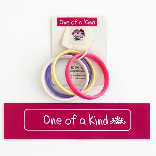 Mademoiselle’s Little Girl 3D Printed Lightweight Bangles