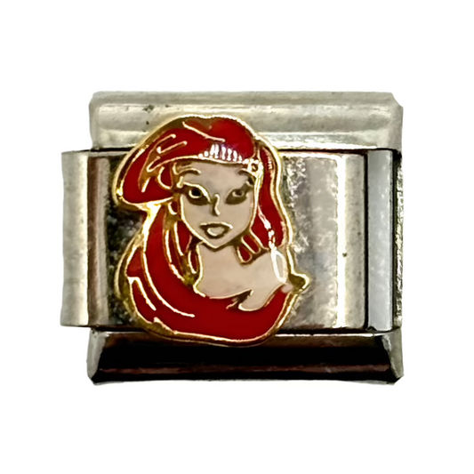 Stainless Steel Disney Princess Ariel Charm Link