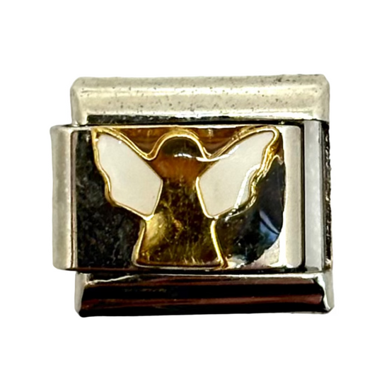 Stainless Steel Angel Charm Link