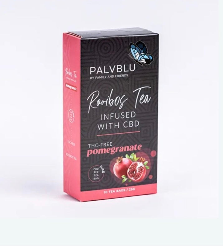 CBD Rooibos Tea 5mg- Pomegranate