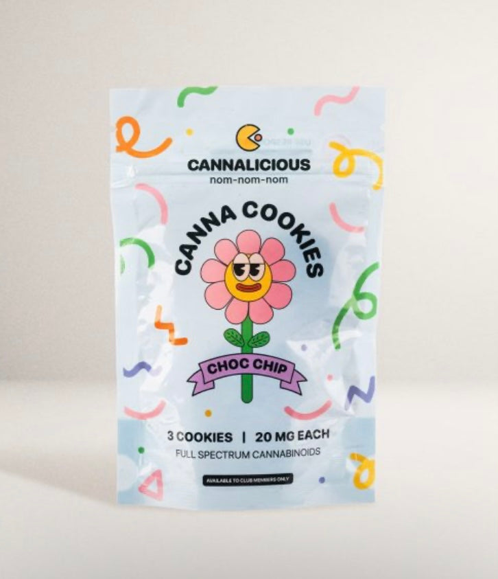 3 Choc Chip Cookies – 20mg