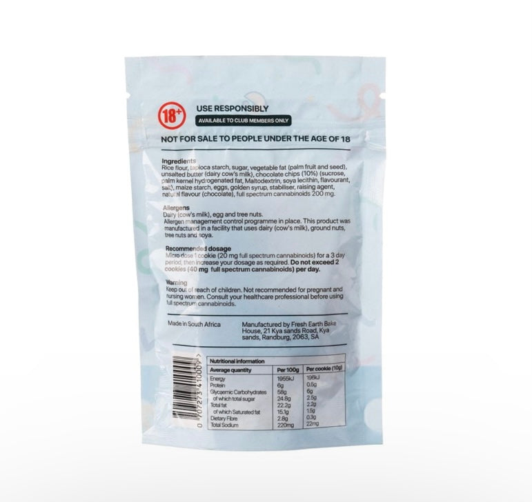 3 Choc Chip Cookies – 20mg