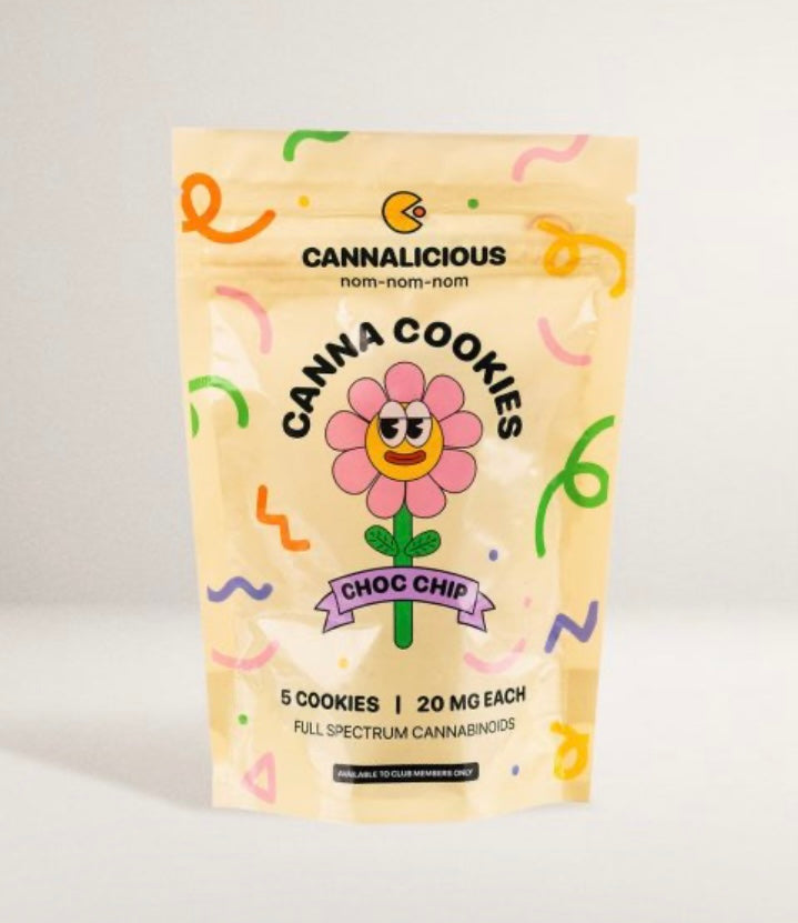 5 Choc Chip Cookies – 20mg