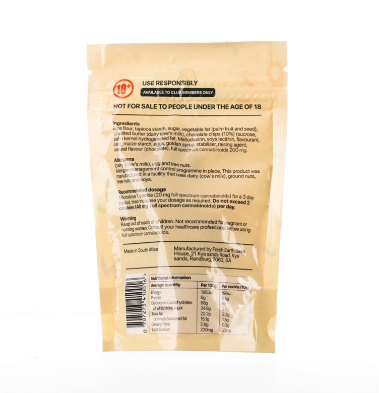 5 Choc Chip Cookies – 20mg