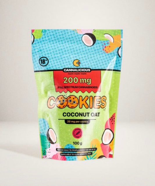 Coconut Oat THC Cookies – 20mg