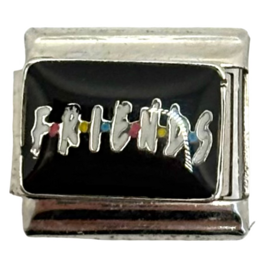 Stainless Steel Friends Charm Link