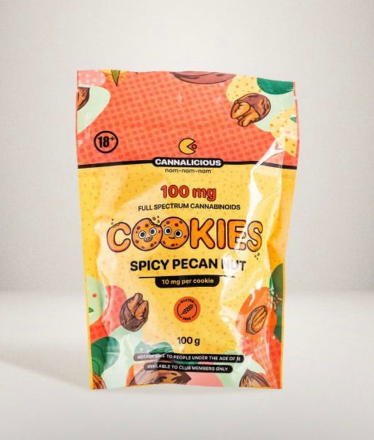 Spicy Pecan Nut Cookies – 10mg
