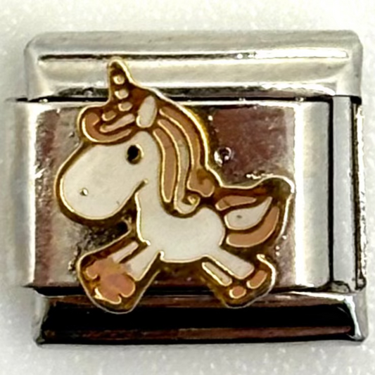 Stainless Steel Baby Unicorn Charm Link