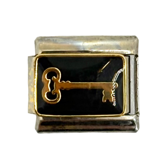 Stainless Steel Key Charm Link