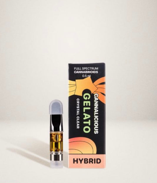 Gelato Hybrid – THC Vape Cartridge – 0.5ml