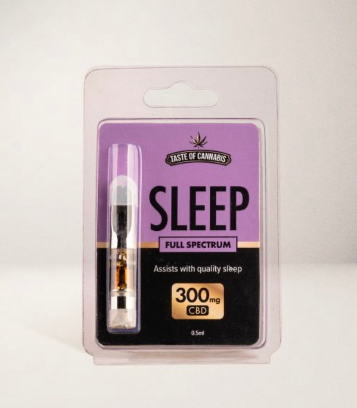 Sleep Aid - Full Spectrum 300mg CBD Vape Cartridge - 0.5ml