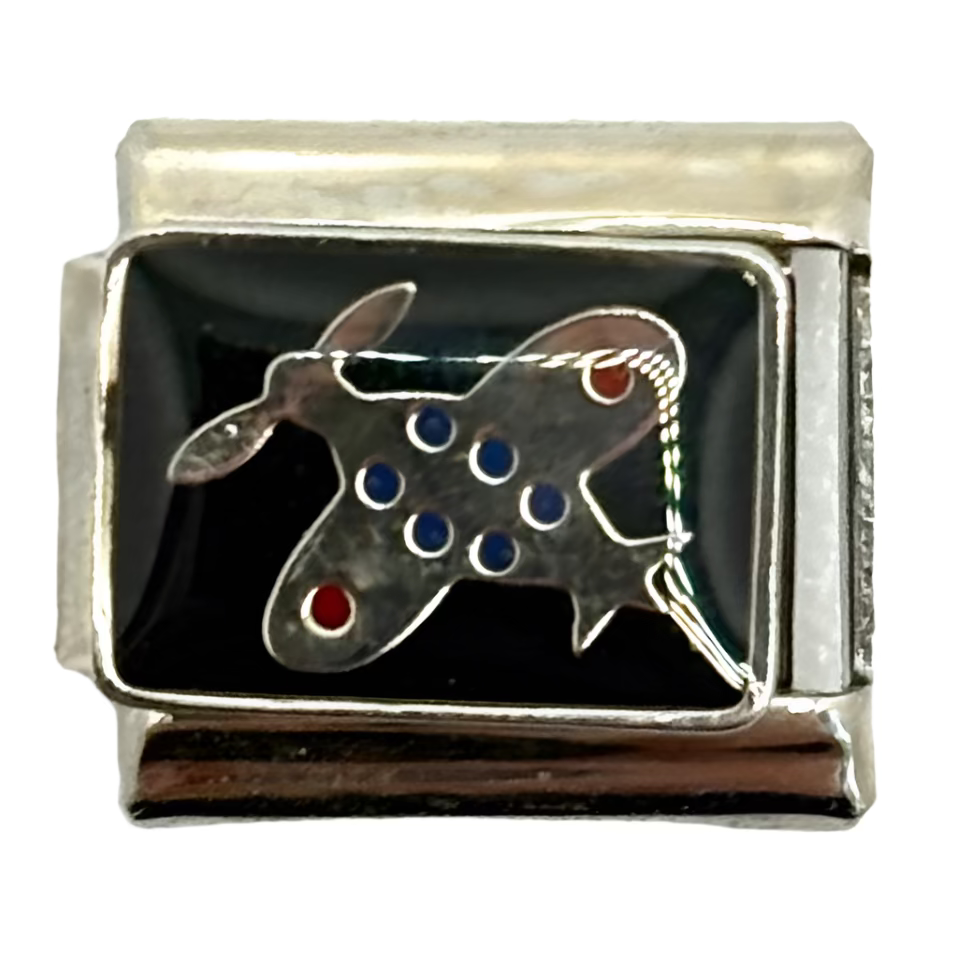 Stainless Steel Aeroplane Charm Link