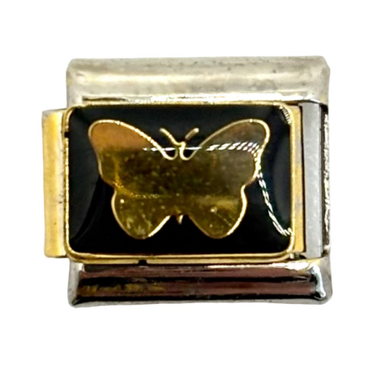 Stainless Steel Butterfly Charm Link