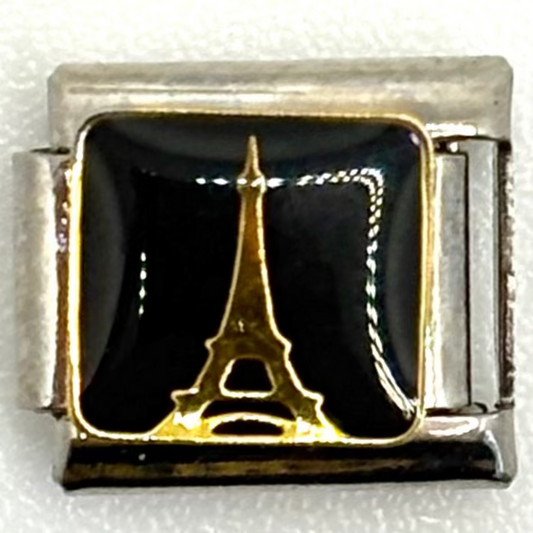 Stainless Steel Eiffel Tower Charm Link