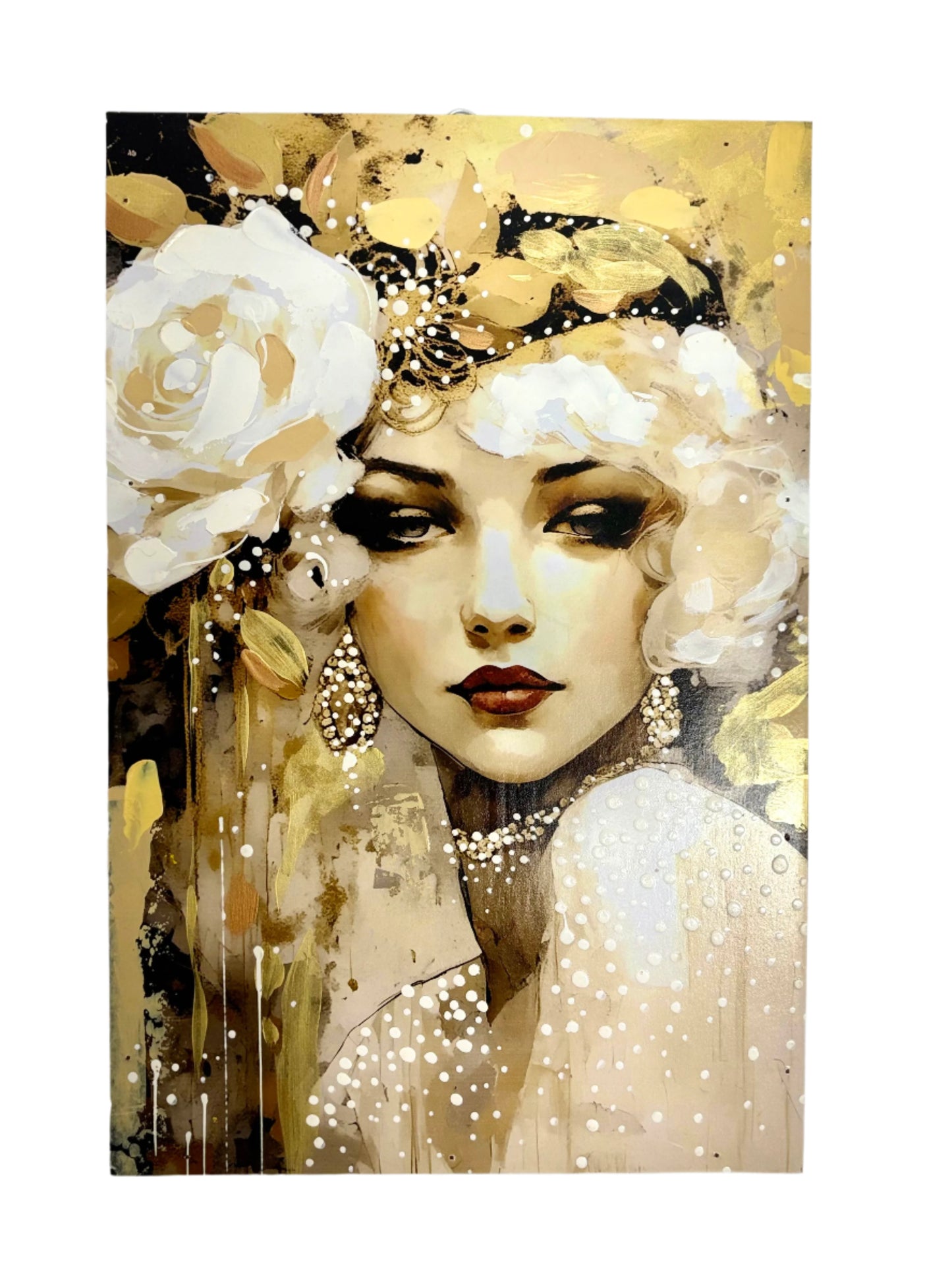 “Golden Muse” – Glam Wall Art Print