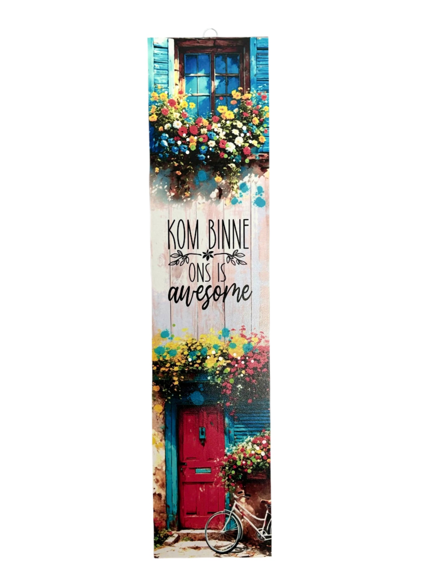 “Kom Binne” Welcome Wall Art
