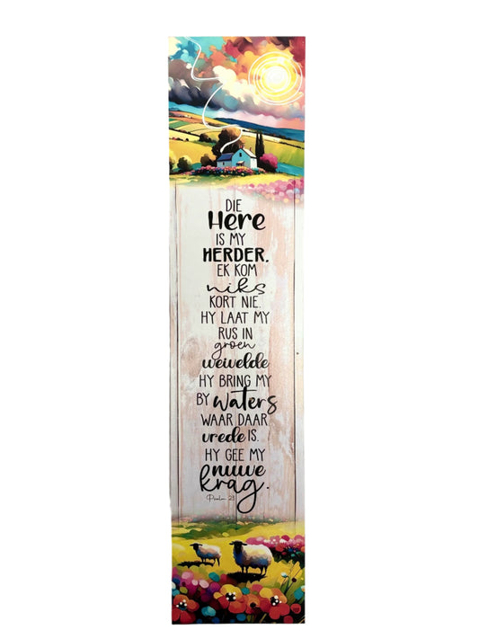“Psalm 23” – Afrikaans Pastoral Wall Art