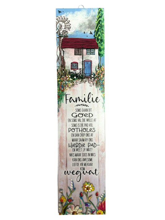 “Familie Wegvat” – Afrikaans Family Wall Art