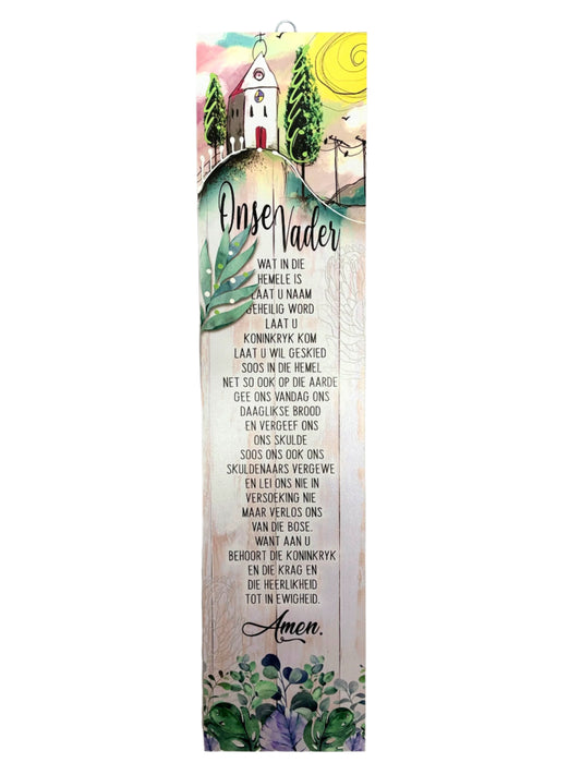 “Onse Vader” – Afrikaans Lord’s Prayer Wall Art