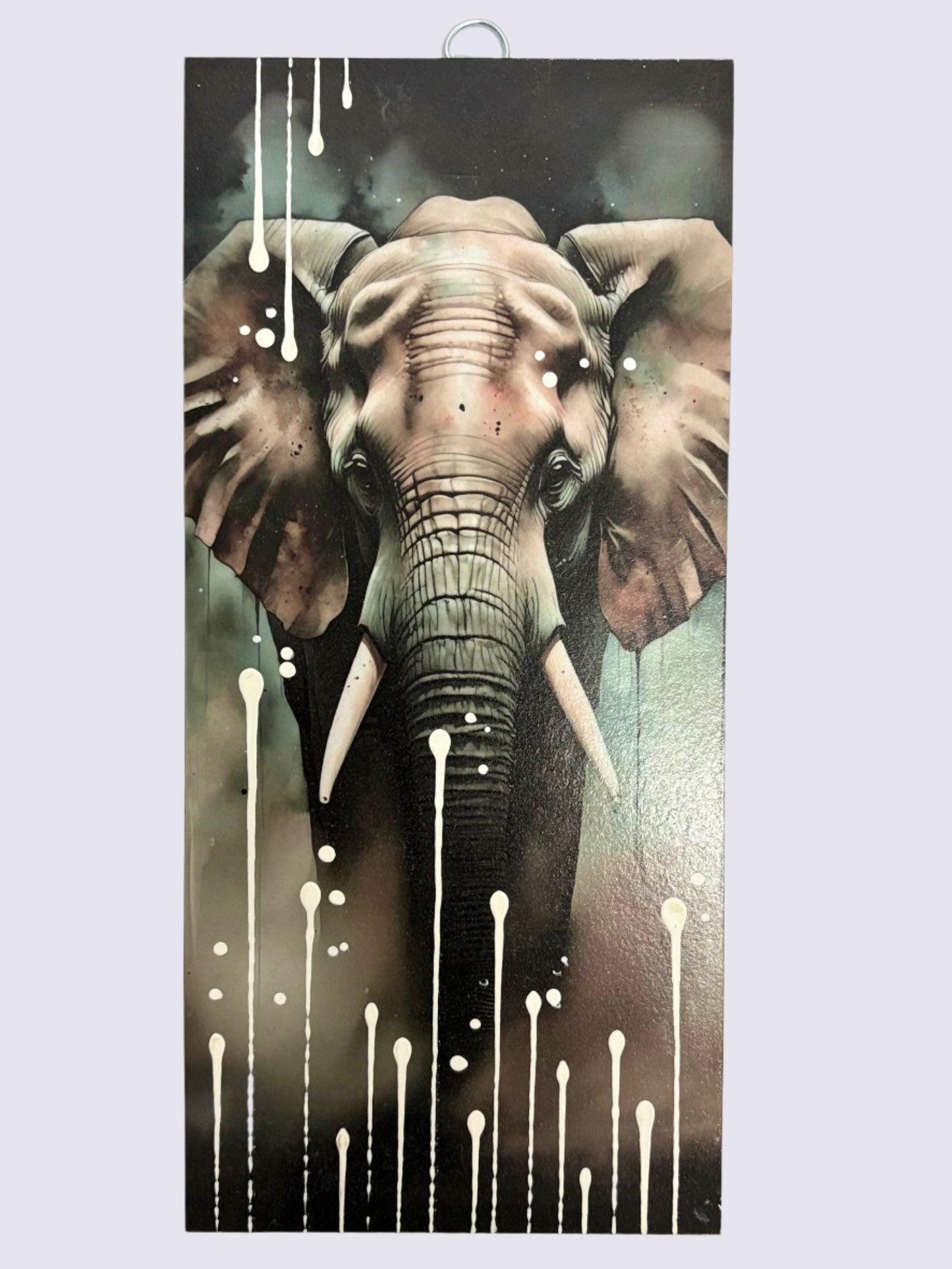“Wise Majesty” – Abstract Elephant Wall Art