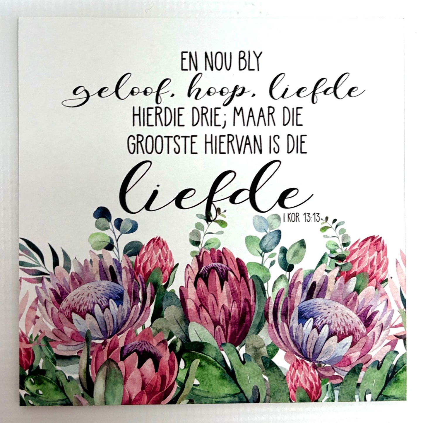 “Geloof, Hoop, Liefde” – Afrikaans Scripture Wall Art