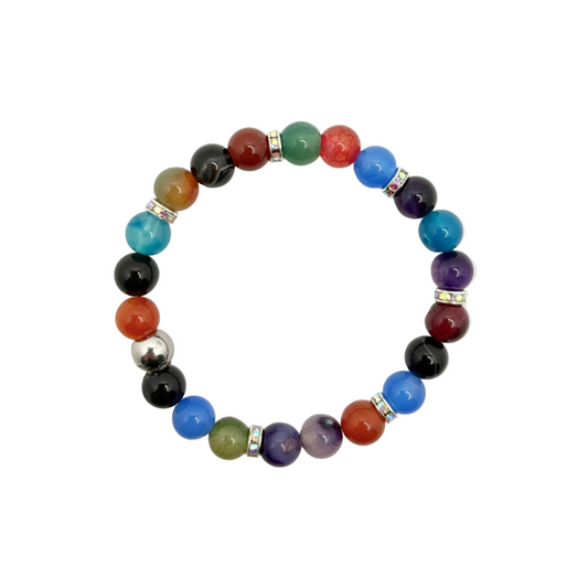 Mixed agate bracelet