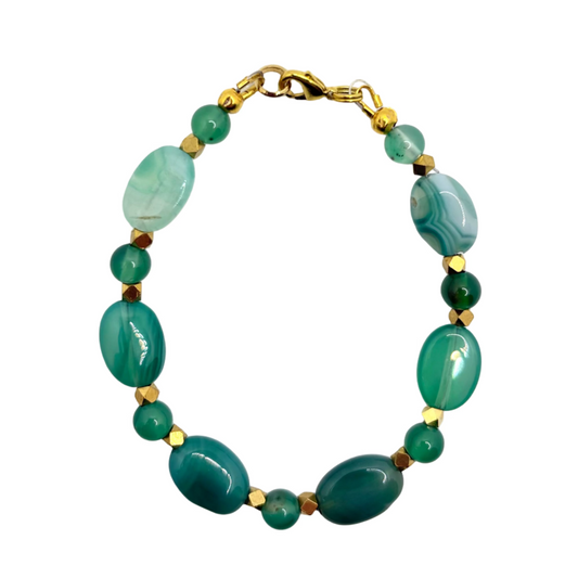 Green Agate bracelet