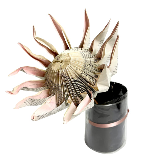 Handmade Large Single Paper Protea