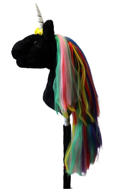 Black Unicorn Hobby Horse