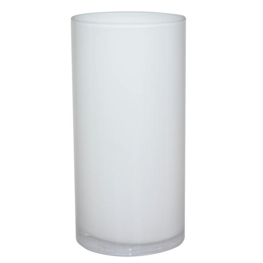 Ice White Cylinder Vase
