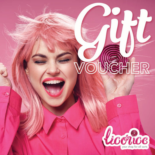 🎁 Licorice Shops Gift Voucher – A Treat Too Sweet to Beat! 🍬