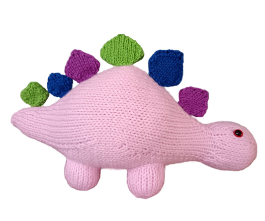 Lily Stegosaurus Knitted Soft Toy