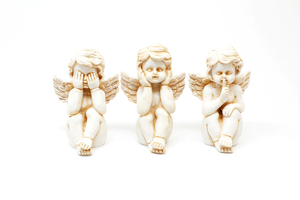 Cherub Set of 3 (Hear no evil, see no evil, speak no evil)