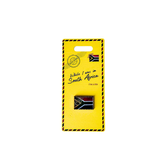 Metal Pin South African Flag