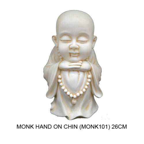 Hand-on-Chin Monk Statue