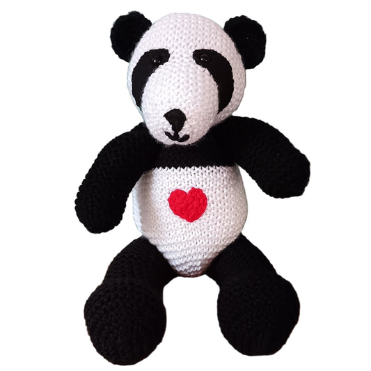 Panda with heart