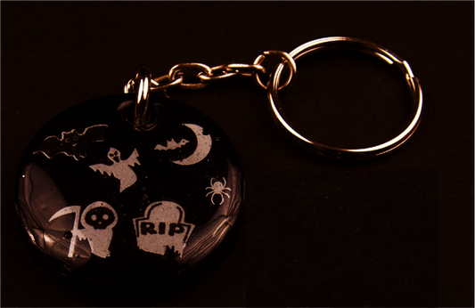 Graveyard Glow Keychain