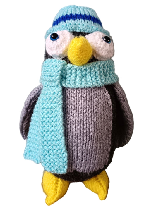 Ronnie Penguin Knitted Soft Toy